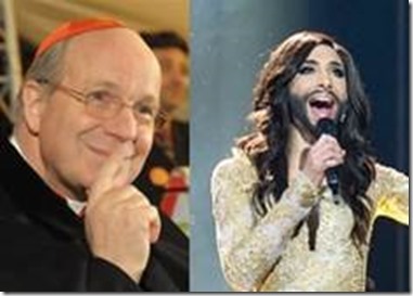 Cardinal Schönborn, primate of Austria, welcomed the success of his compatriot, the "drag queen" Conchita Wurst, the song festival of Eurovision and asks God to "bless his life," because there are "diversity of colors in his multicolored garden. "